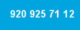 920 925 71 12 920 925 71 12